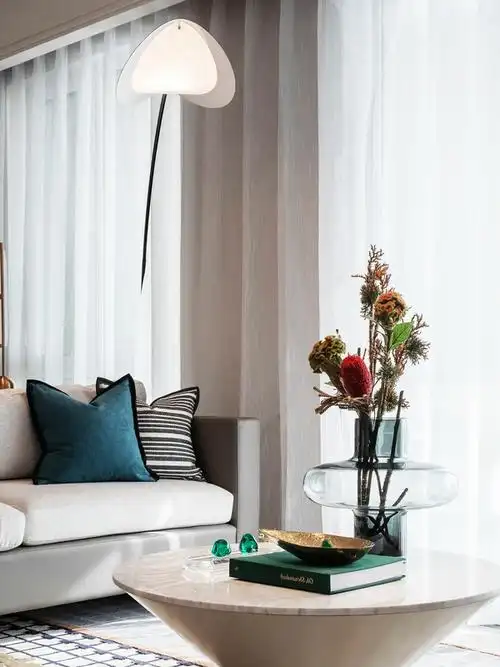 明亮宽阔的客厅让你享受惬意舒适的居家生活 - 创意第六感设计效果图