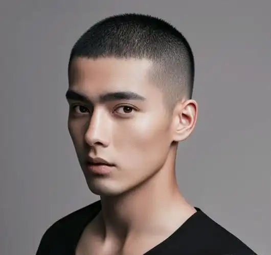 男发剪来剪去,最有型还是超短小寸头,精神利落免打理|发型|短发|脸型
