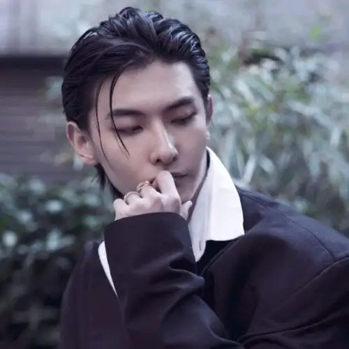 大背头型男社会人头像