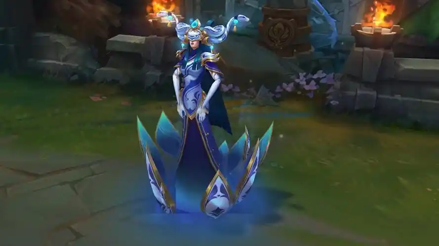 英雄联盟冰女新皮肤细节