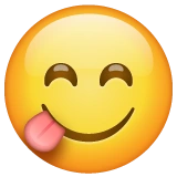 馋嘴的笑脸emoji素材一 160x160像素