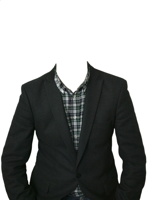 ps男士证件照模板