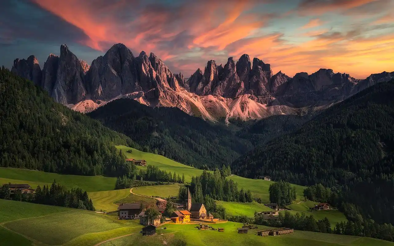 意大利唯美秀丽自然风景高清图片电脑壁纸