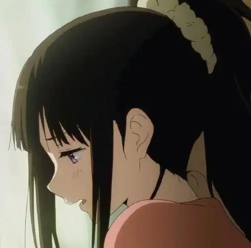 冰菓#可爱又漂亮的千反田爱瑠#动漫#头像～无水印