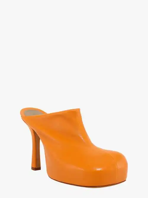 bottega veneta/bv/葆蝶家/宝缇嘉奢侈品女鞋女士新款橙色高跟鞋 橙色