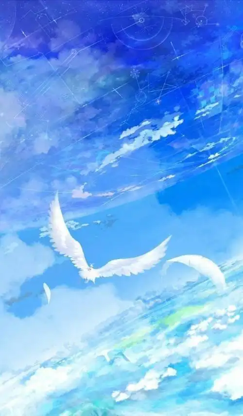 高清蔚蓝色的天空壁纸