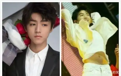 除了张一山和易烊千玺,王俊凯还发现在小肉类中有腹部肌肉.