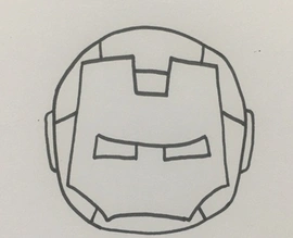 钢铁侠的简笔画怎么画好看