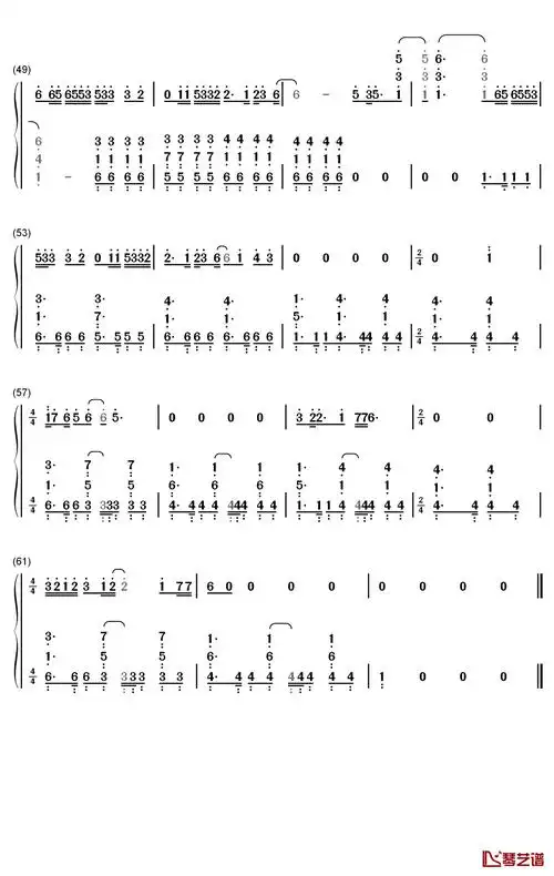 watch钢琴简谱-数字双手-billie eilish4