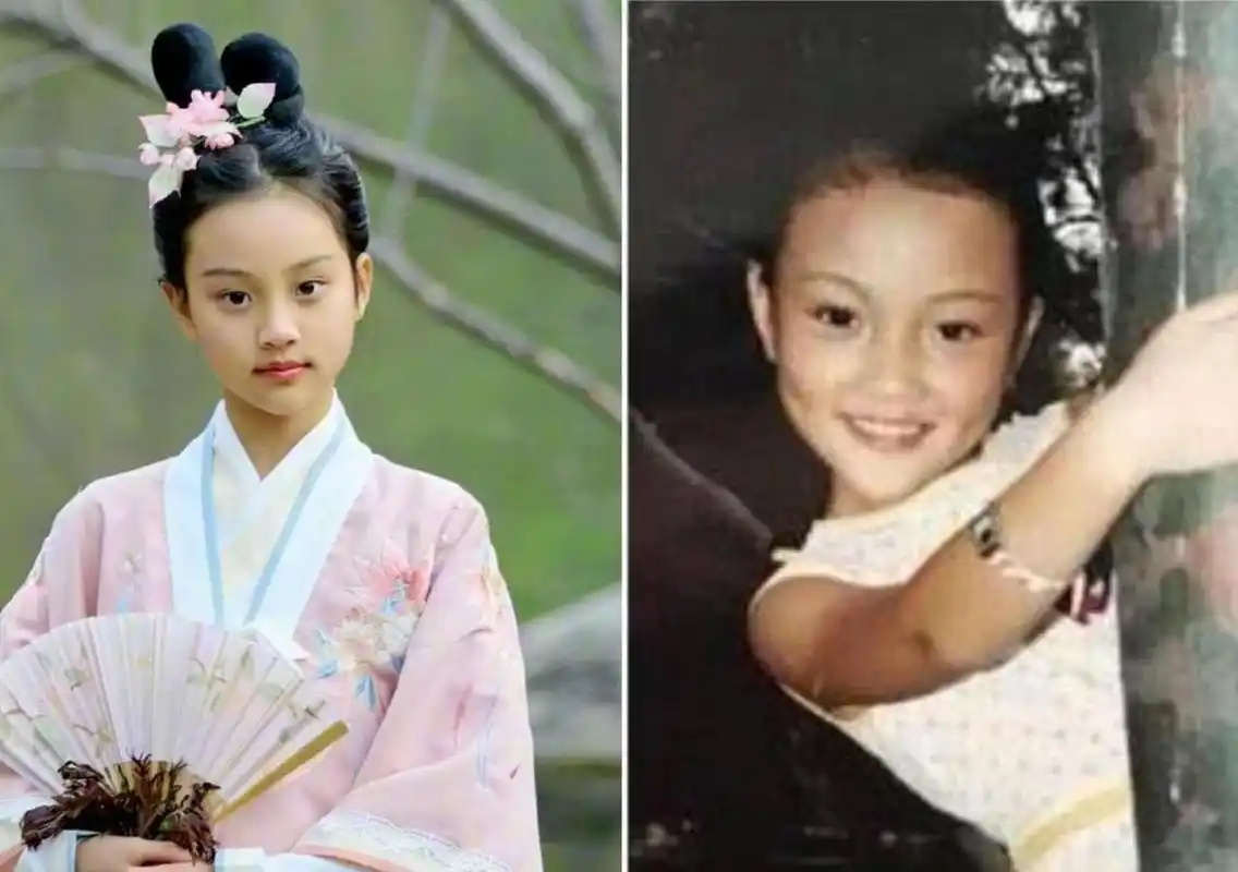 甜馨和李小璐小时候一模一样,angela也和王岳伦一个模子刻出来的,不得