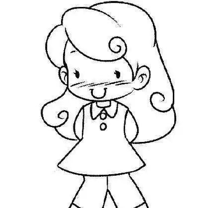 女孩简笔画漂亮可爱女孩简笔画漂亮可爱丸子头