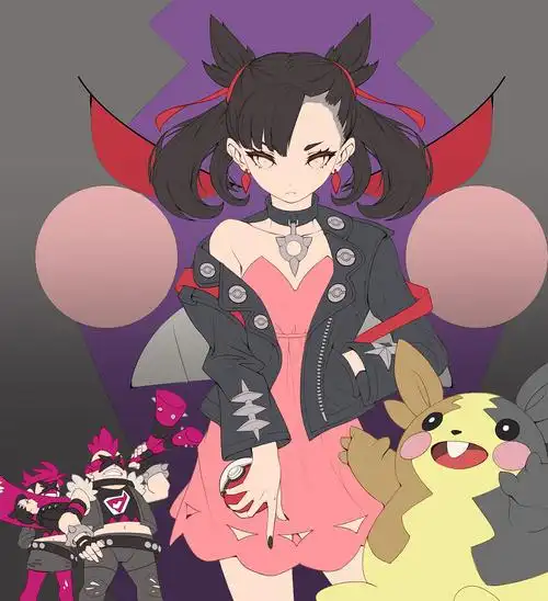 口袋妖怪剑盾 pokemon sword/shield 玛俐同人绘制