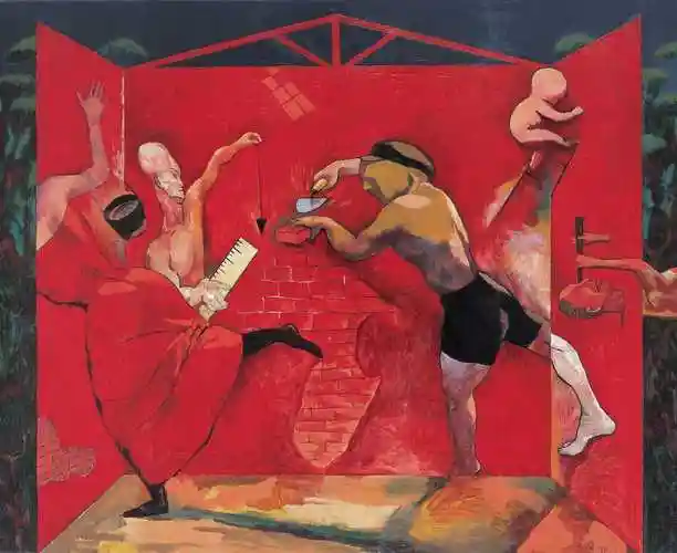 石磊1996年作 《美丽家园》