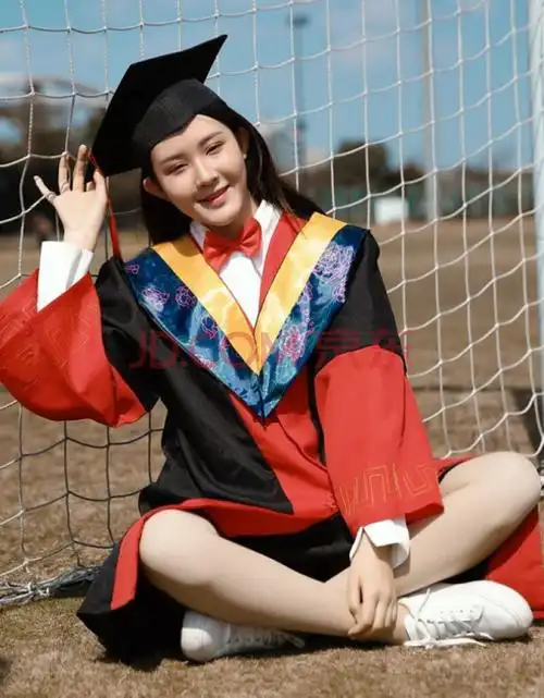 博士服 大学毕业礼服定制成人学士服垂布披肩2020 农科绿领(纸板帽)