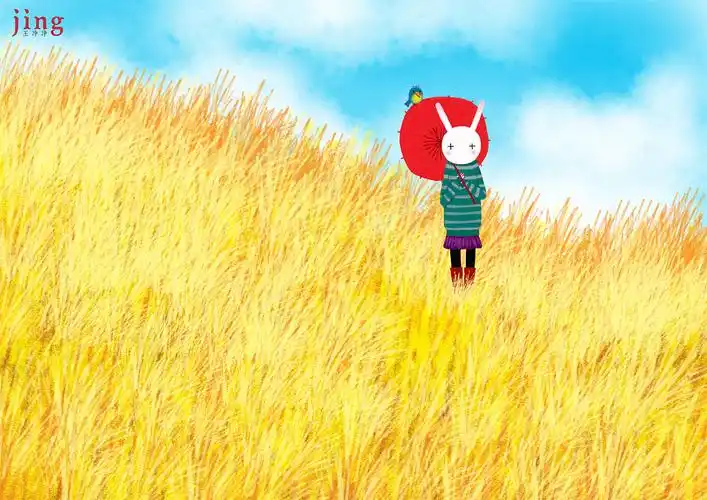 兔年插画合集 60幅艾玩兔横版壁纸插画