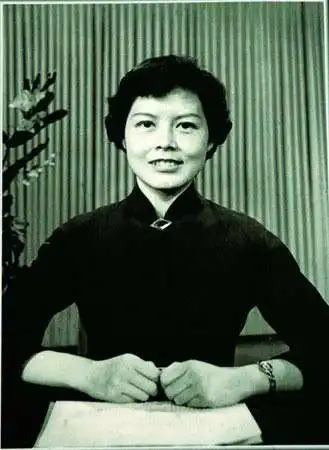 中国首位电视女主持人沈力(图)
