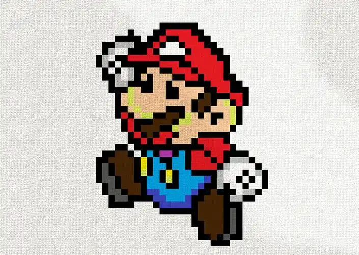 像素画一组 软件:电脑自带画图软件