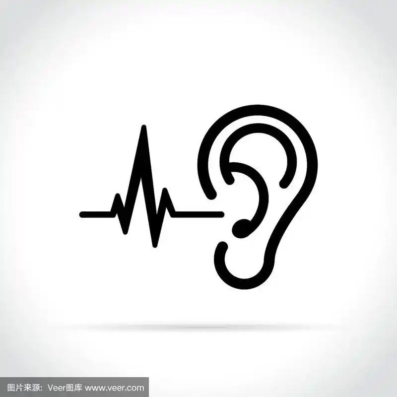 耳朵图标上的白色背景