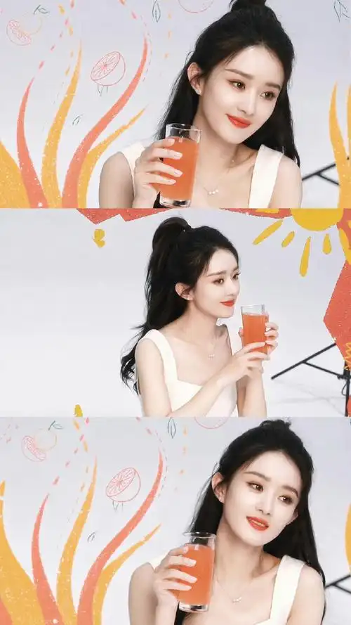 赵丽颖新造型好甜#我真的好喜欢赵丽颖八月行程里的造型了,白裙磁配