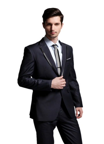 下载 png英伦风男士西装设计模板下载 png男士黑西服正装照模板下载