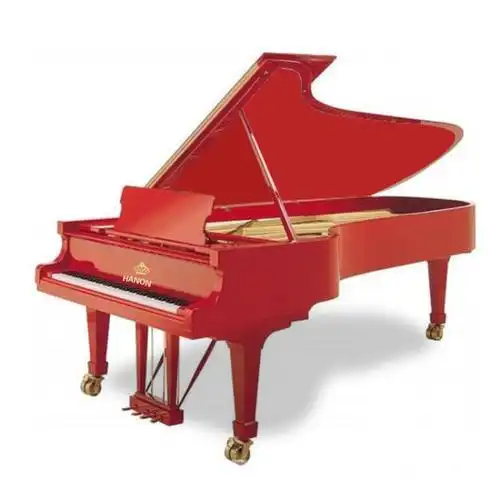 钢琴专业展厅演奏钢琴成人家用学生gp-152家用88键刚琴 法拉利红色