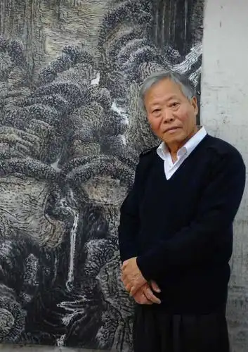 路怀中,一九四五年生,山水画家,书法家,美术理论家.