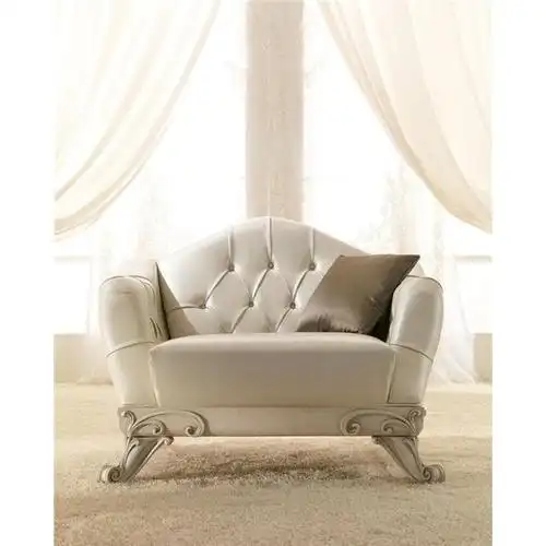 华丽的清新悠雅的经典的有扶手单人沙发