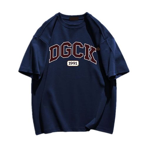 知特瘦子穿搭男美式hiphop短袖t恤高街ins潮情侣上衣夏季宽松森系百搭