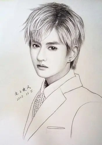 素描吴亦凡