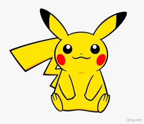 皮卡丘png素材透明免抠图片卡通手绘