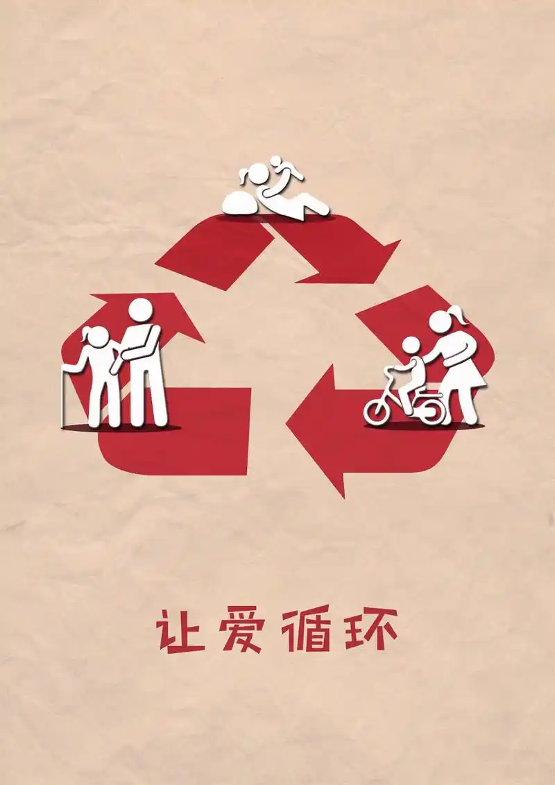 公益广告# 让爱循环