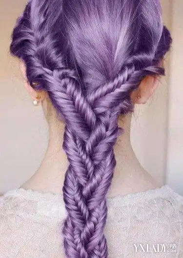 【图】淡紫色头发图片欣赏 吸睛发色潮女必备