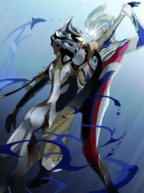 奥特曼壁纸 |泰迦,杰斯提斯,特利迦