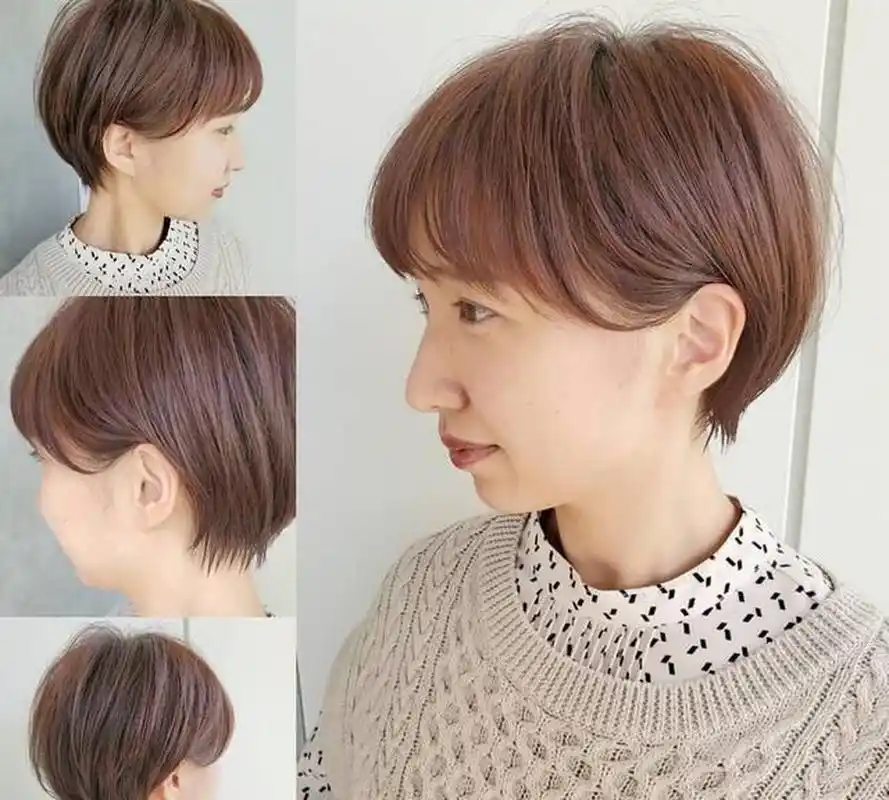 2021流行发型推荐30款【3】中年女性短发 尤其是对于中年女性来说
