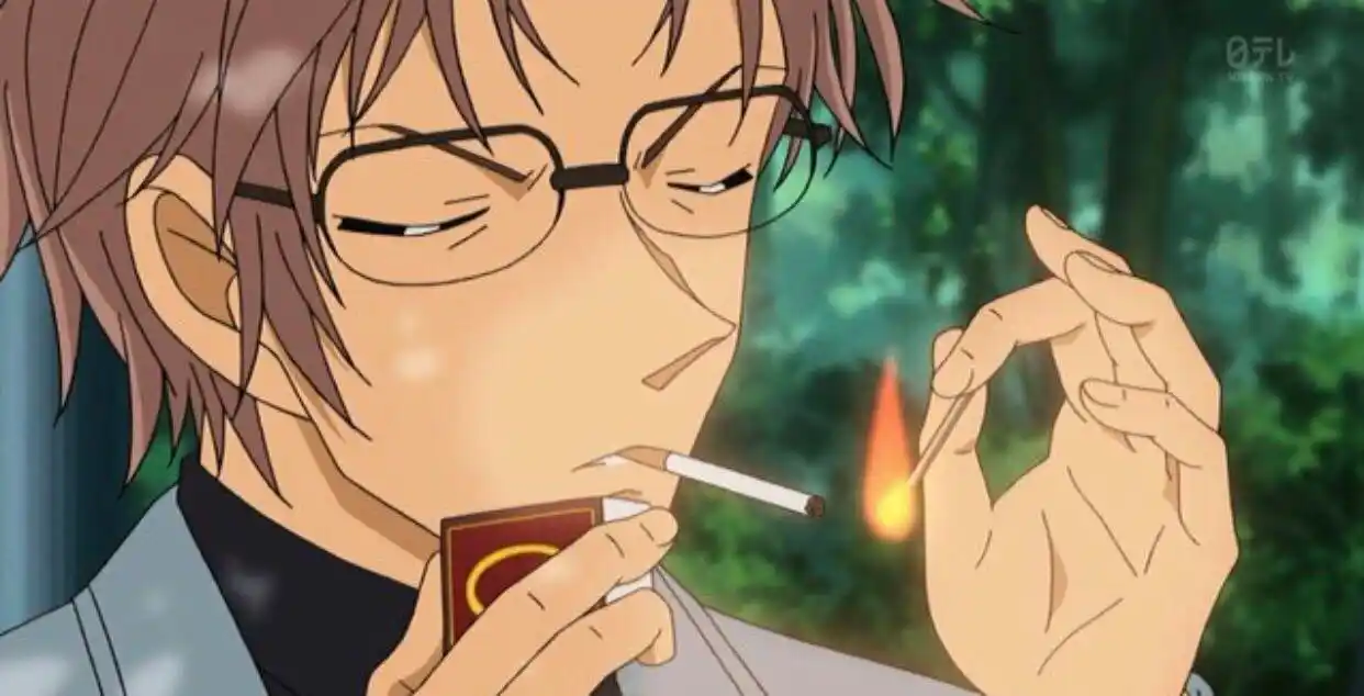 适合抽烟的动漫角色,赤井秀一与土方十四郎并列第一?扛不住了!