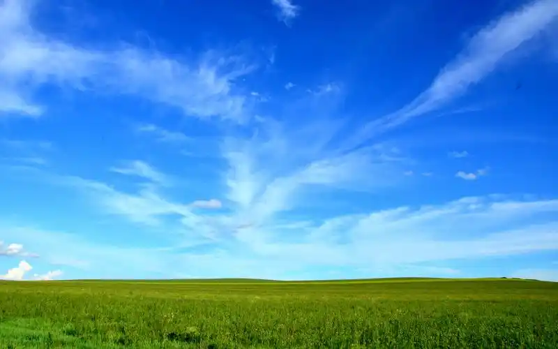 呼仑贝尔大草原唯美风景桌面壁纸