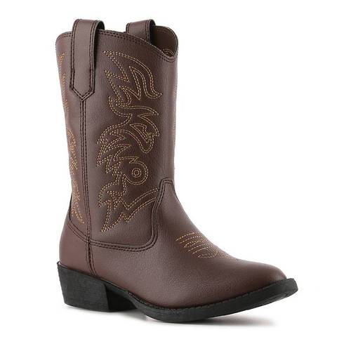 美国直邮deer stags 319883童靴男孩仿皮防滑橡胶底高筒靴