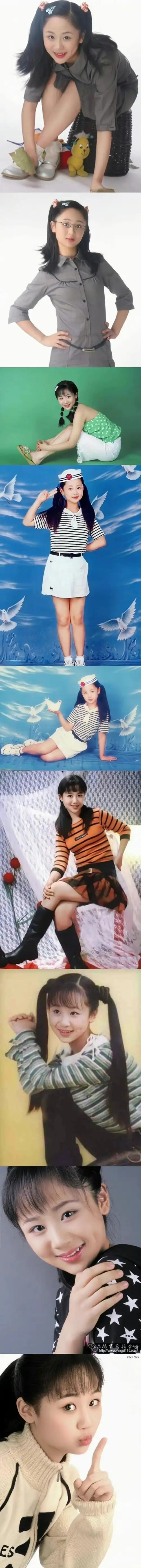 杨紫更古早的照片#从小在观众朋友们注视下的孩子有好好的长大呀!