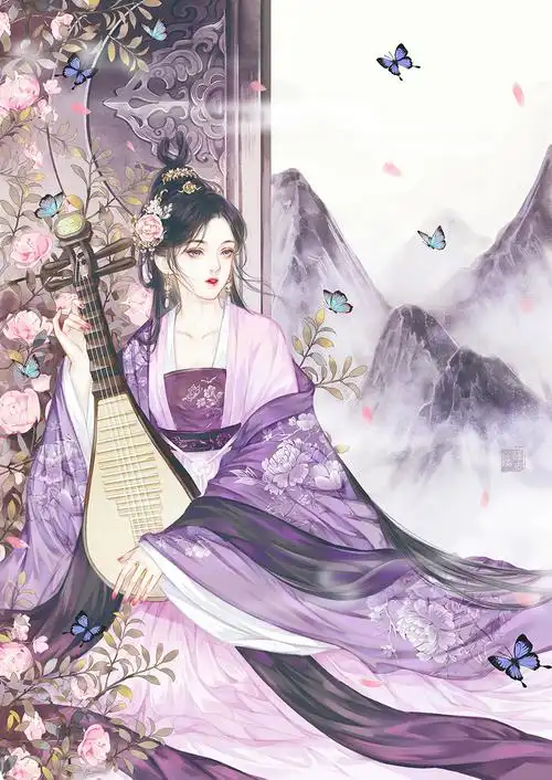 千呼万唤始出来,犹抱琵琶半遮面〔 古风美人 〕 [/cp]