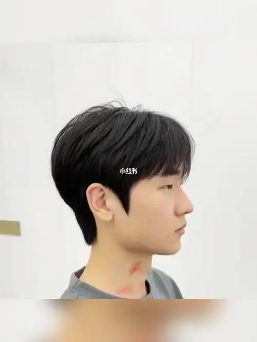 款气垫烫发型男生韩式发型男士气垫烫男士纹理烫男士钢夹烫适合脸型