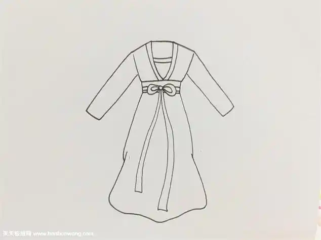 古装裙子画法