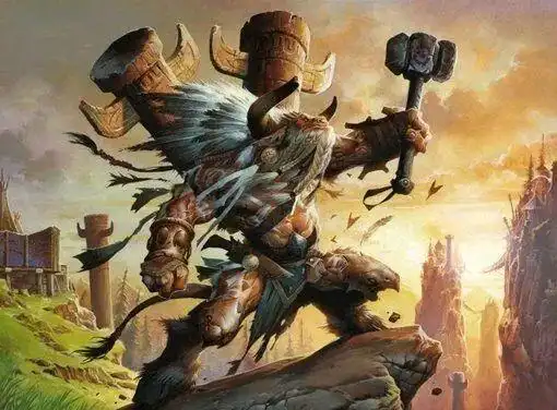 牛头人可不惧怕纯爱战士盘点炉石传说牛头人的前世今生