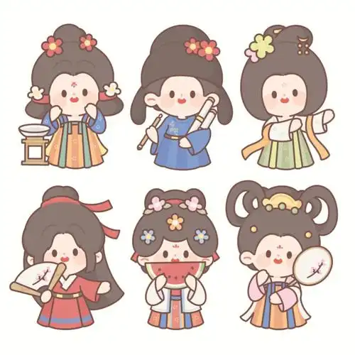 插画  #古風  #q版人物  #可爱  #人物  #简笔画  #手帐  #画个简适