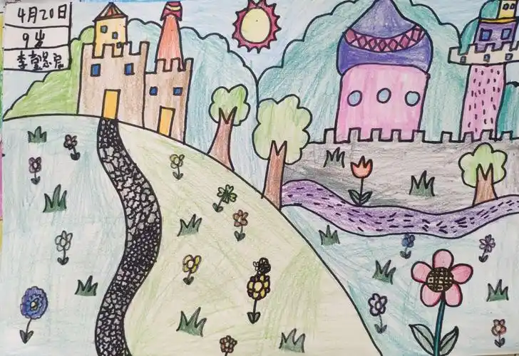 卢龙画室儿童画4班周末作品展