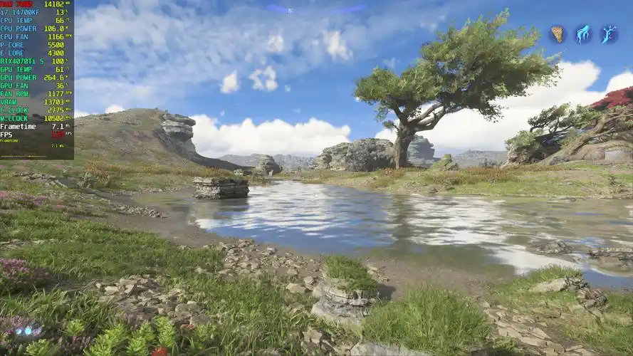 阿凡达:潘多拉边境》画面太逼真,影驰rtx4070ti s试玩_游戏_显存_场景