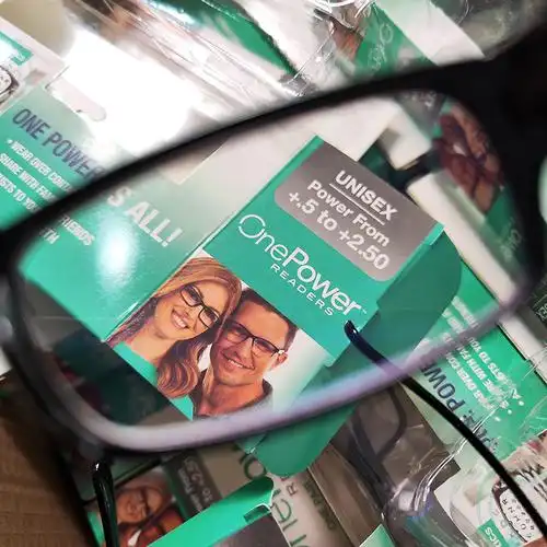 德国黑科技自动对焦高清树脂老花镜!抗疲劳超轻眼镜 - 多券