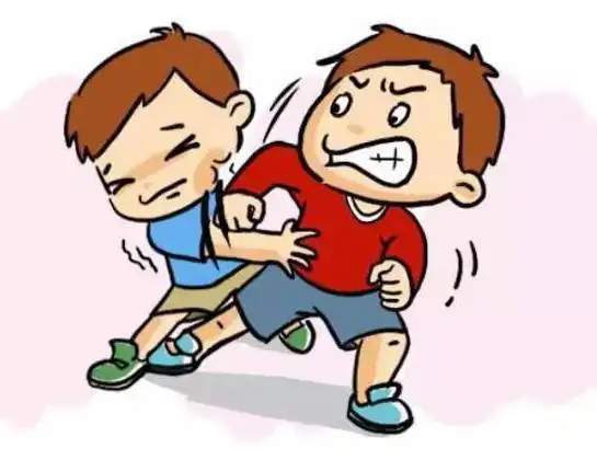 揍人的卡通图片