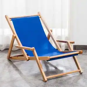 木质躺椅折叠椅图片