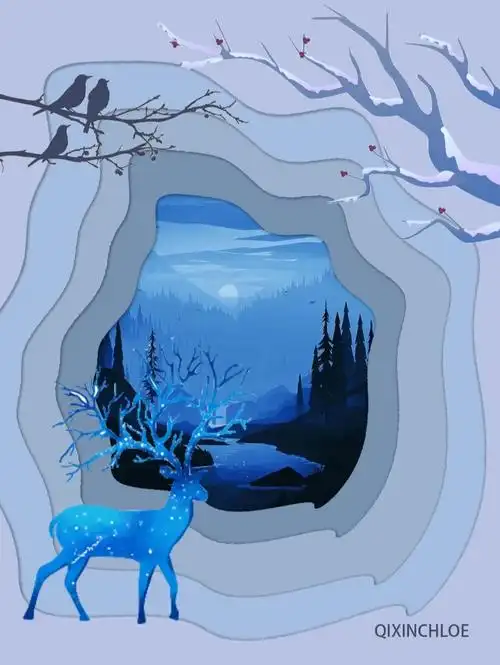 ps教程剪纸风海报73