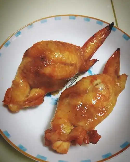 桔子猪做的鸡翅包饭